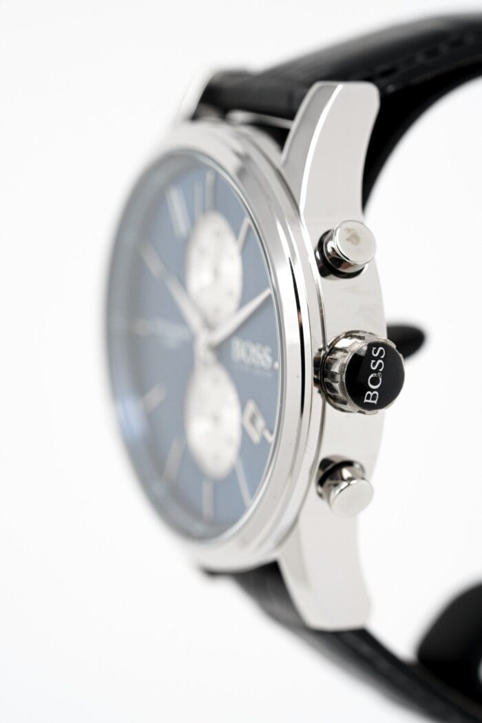 Hugo Boss Men's Watch Chronograph Blue Jet Leather - HB1513283 - Image 6